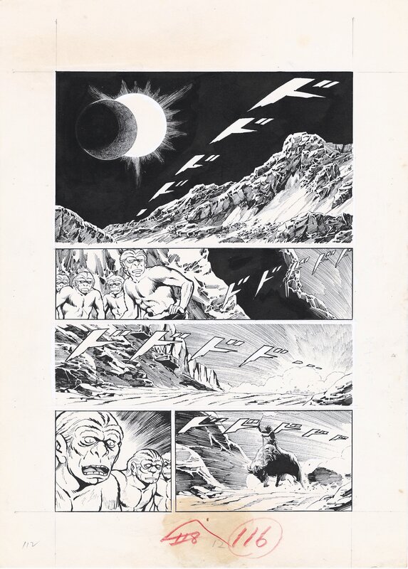 En vente - Mutant Legend / Mutant Den - Jiro Kuwata  - pg12 - Planche originale