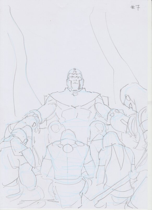 Eternal 7 by Esad Ribic - Original art