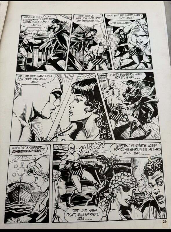 The Phantom par César Spadari - Planche originale