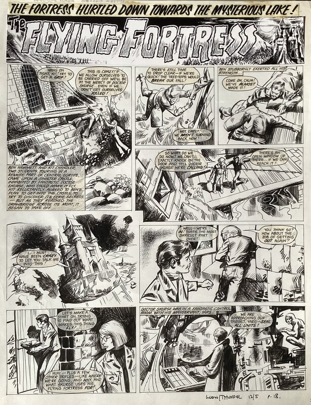 The Flying Fortress by Giorgio Trevisan - Comic Strip