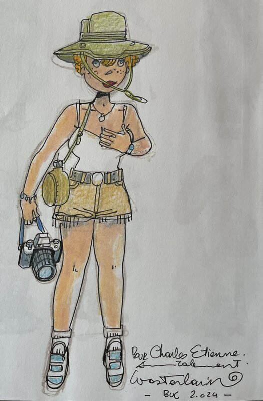 Jeannette Pointu by Marc Wasterlain - Sketch