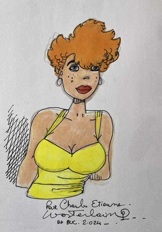 Jeannette Pointu by Marc Wasterlain - Sketch