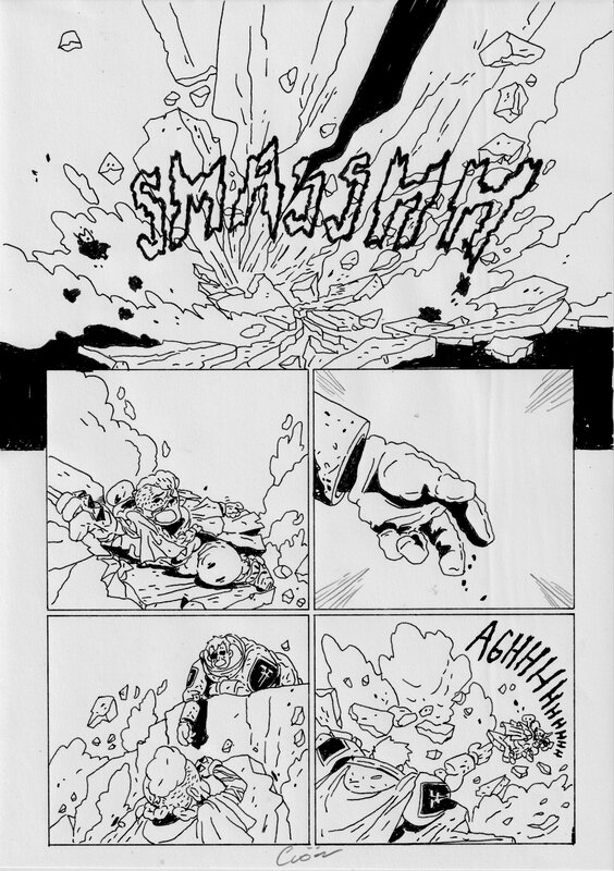 En vente - CROM, Birdking 2 - Planche originale 80 - Planche originale