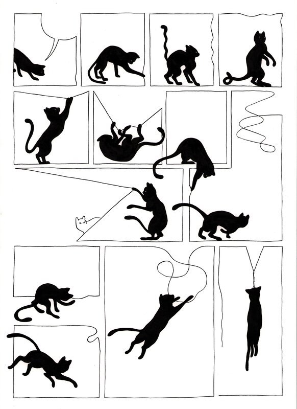 Julia Marti, Couverture du Dossier d'exposition « La visite dessinée » - Original Cover