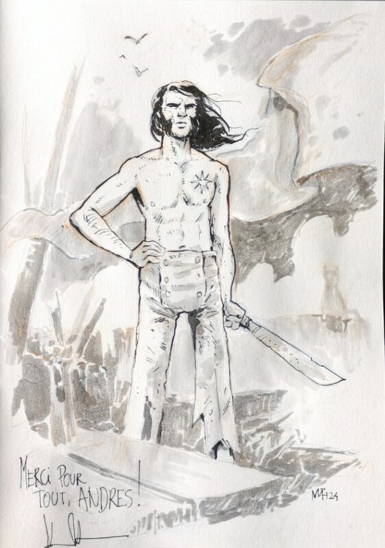 Fletcher Christian by Gyula Nemeth, Mark Eacersall - Original Illustration