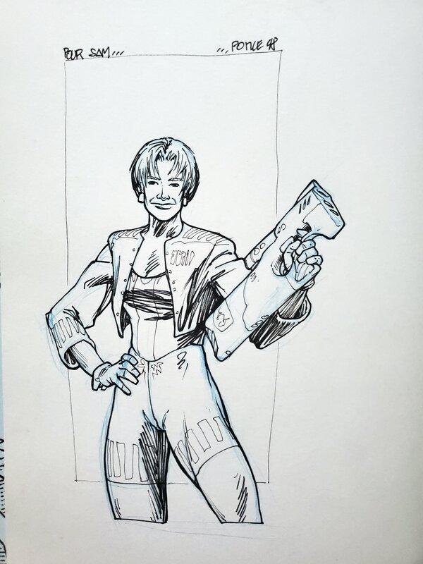 Jean-Marc Ponce, AMAZONES CENTURY   T1 TERRE DE SALUT - Sketch