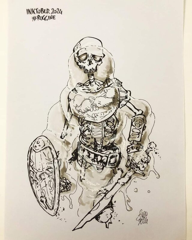 Draugr by Bigio - Original Illustration