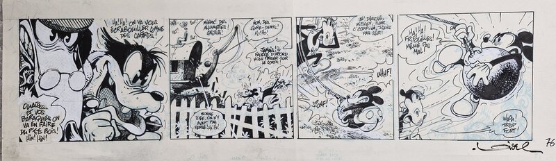 Régis Loisel, Mickey Mouse Cafe Zombo - Comic Strip
