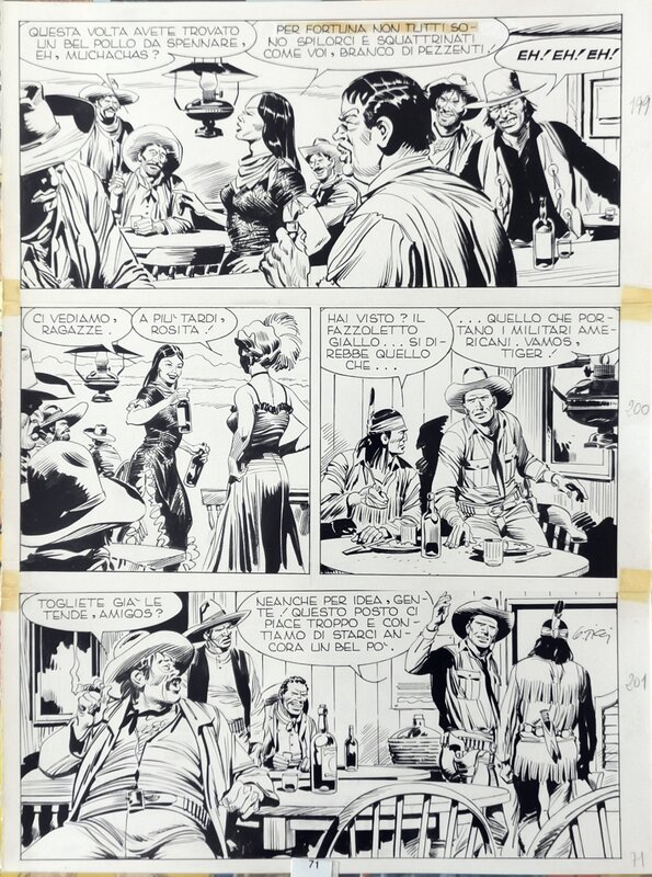 Tex #272 by Giovanni Ticci - Comic Strip