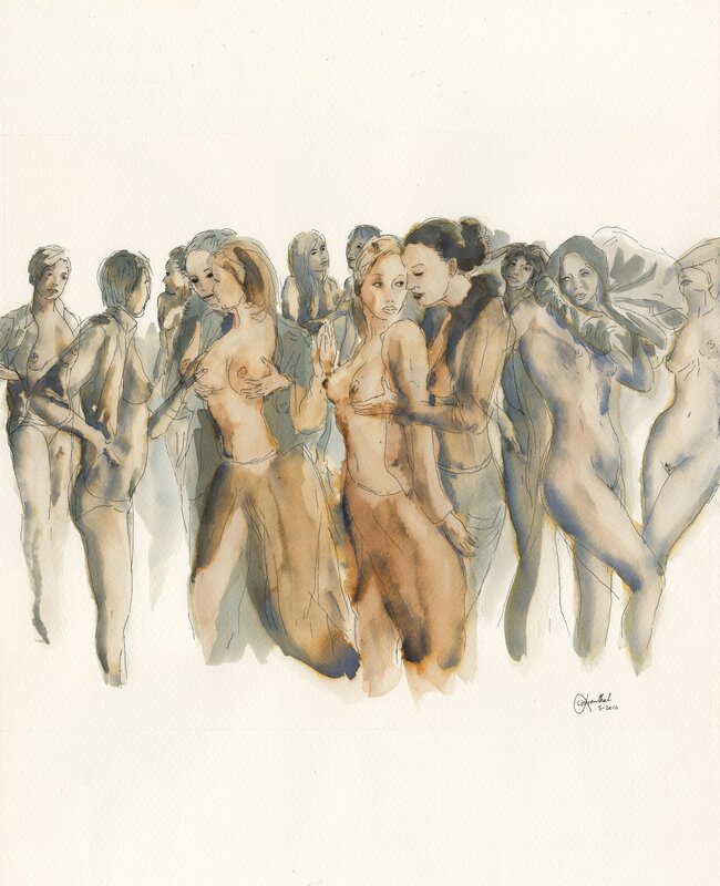En vente - X-Rated, 9 par Xavier Löwenthal - Illustration originale