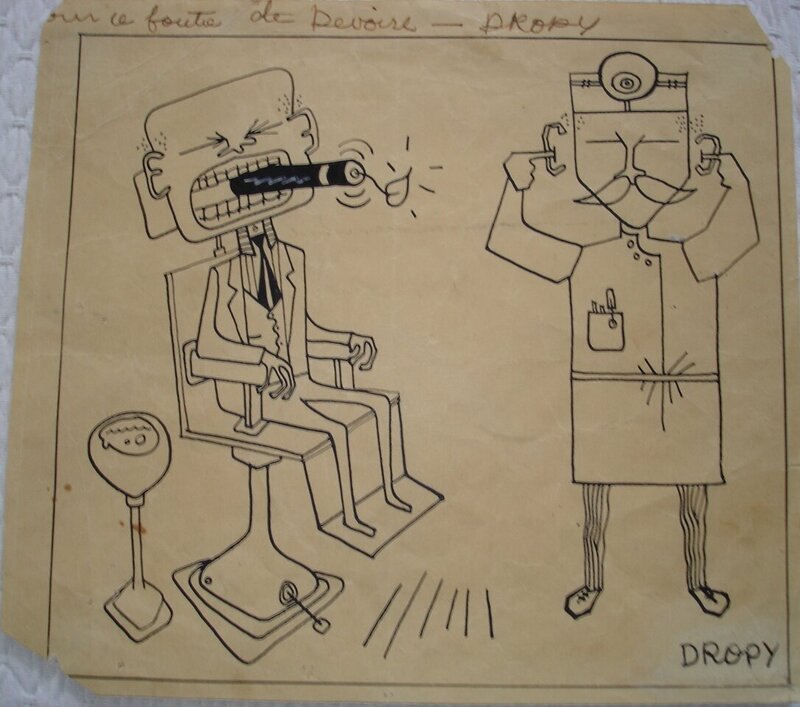 Dentiste by Dropy - Original Illustration