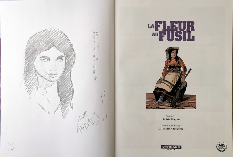 La Fleur au Fusil by Cristiano Crescenzi - Sketch