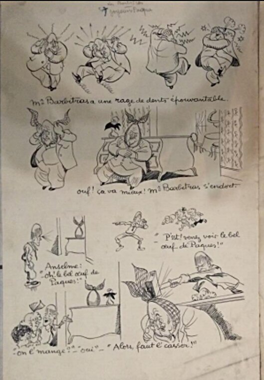 Roger CHANCEL, Joyeuses Pâques (Dentiste) - Comic Strip