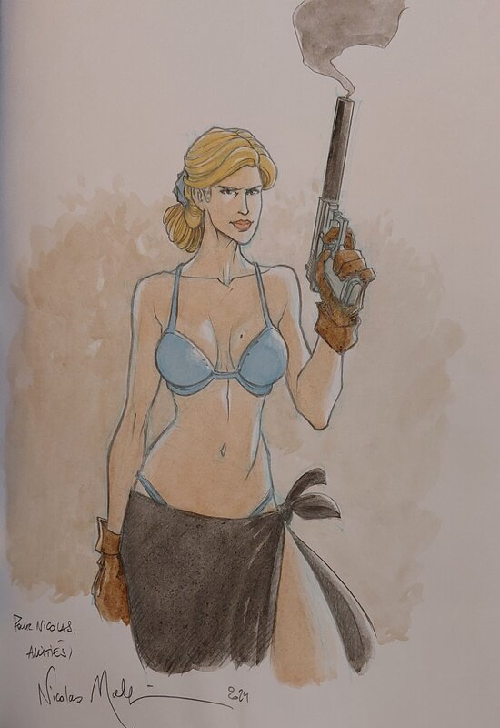 Amber - Golden City by Nicolas Malfin - Sketch