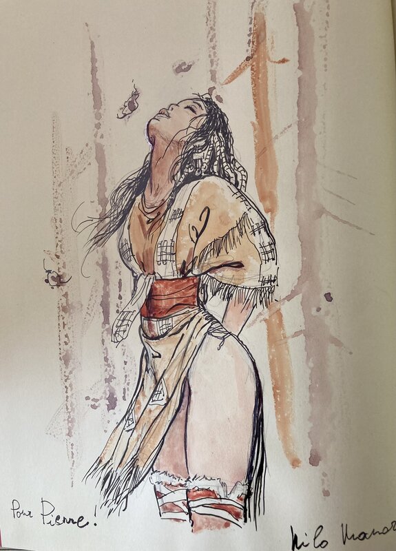 L’été Indien by Milo Manara, Hugo Pratt - Sketch