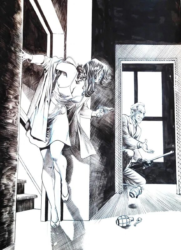Minck Oosterveer, Claudia Brucken Alternate Cover - Original Illustration