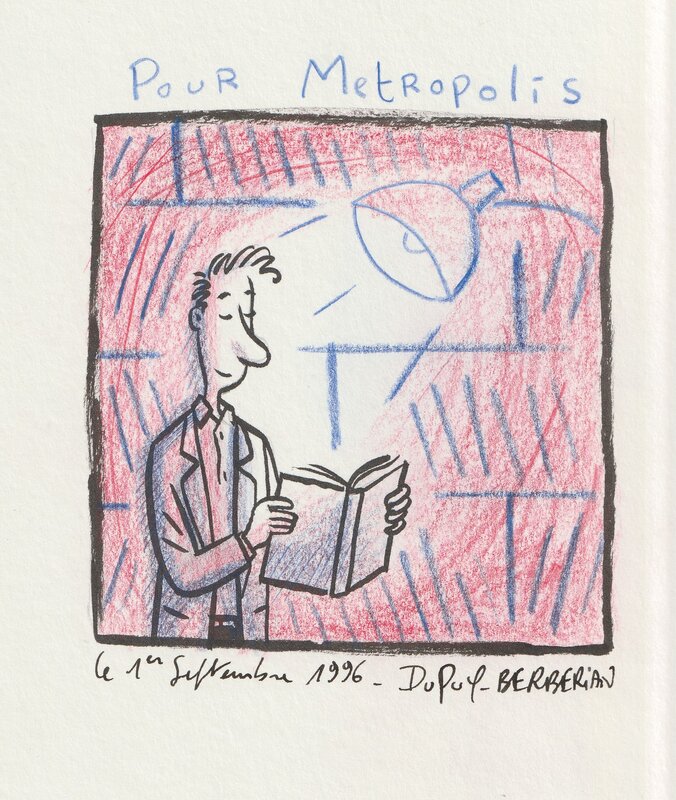 Monsieur Jean par Philippe Dupuy, Charles Berberian - Dédicace