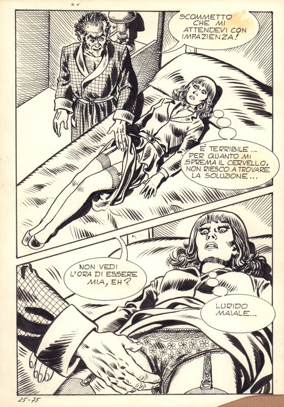 For sale - Planche 25-75 by Lorenzo Lepori - Comic Strip