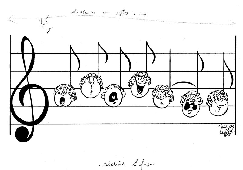 Etiquette de vin par Philippe Luguy - Illustration originale
