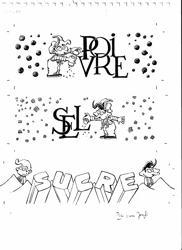 Denis Lelièvre, Pic, Illustration étiquette - Illustration originale