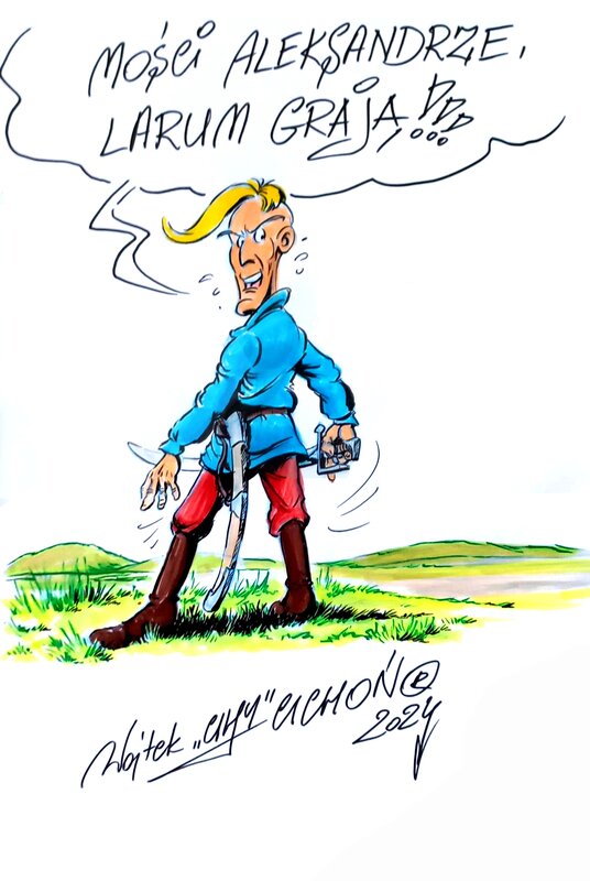 Wojciech Cichon, Colonel Domino - dedicace - Sketch