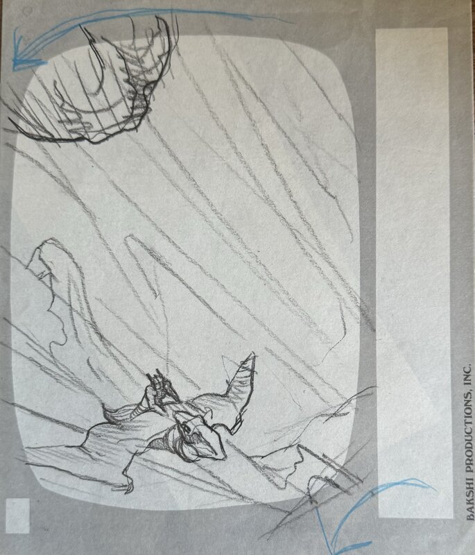 Frank Frazetta, Ralph Bakshi, Peter Chung, Tygra la glace et le feu - Planche originale