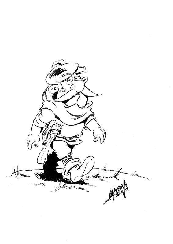 Wojtek Cichoń, Le péquenot Grzegorz / Kmieć Grzegorz - Illustration originale