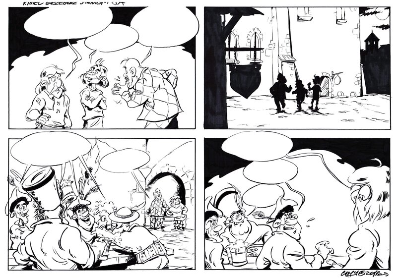 Wojciech Cichon, Le péquenot Grzegorz -  Sous-sol / Kmieć Grzegorz - Piwnica - Planche originale