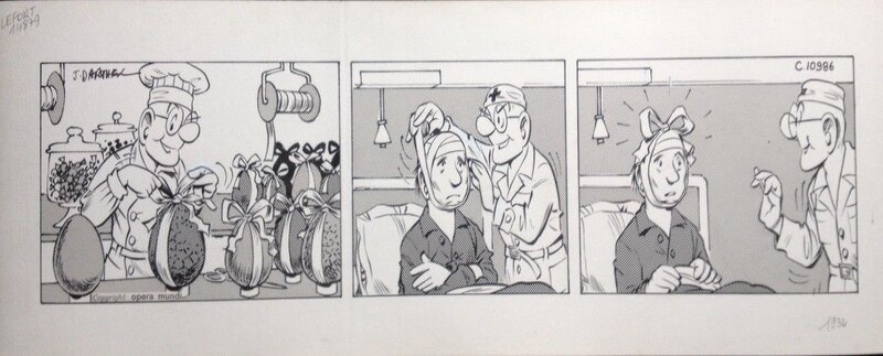 Lefort, J. Darthel, Professeur Nimbus (Dentiste) - Comic Strip
