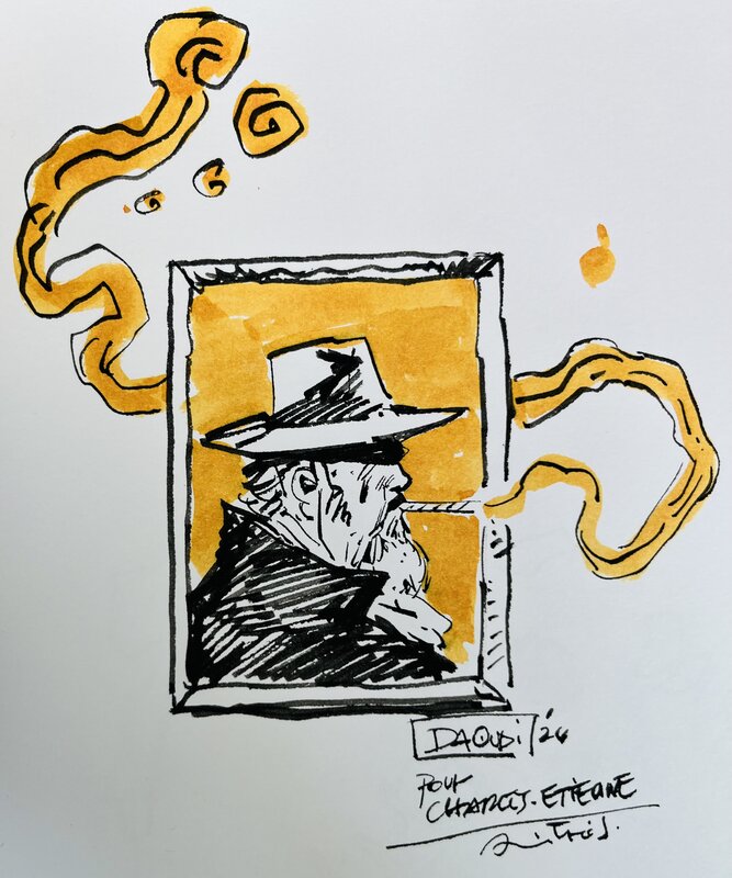 Orson Welles par Youssef Daoudi - Dédicace