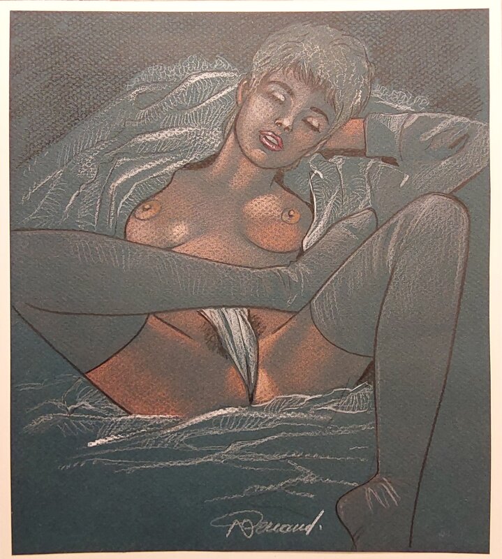 Renaud, Jessica Blandy : dessin érotique - Illustration originale