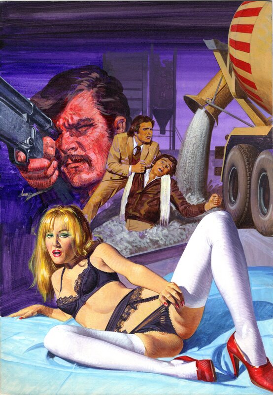 For sale - Emanuele Taglietti, Mafioso #29 [La vois des armes] couverture - Original Cover