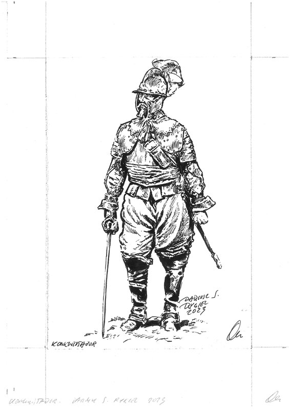 Conquistador par Dariusz Rygiel - Illustration originale