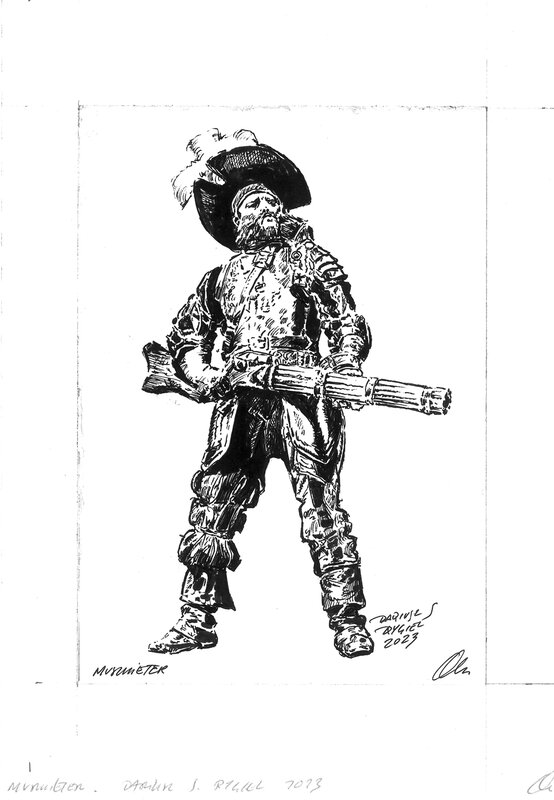Musketeer by Dariusz Rygiel - Original Illustration