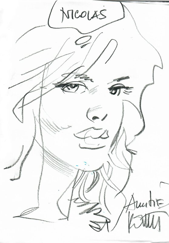 Aaricia par Grzegorz Rosinski - Dédicace