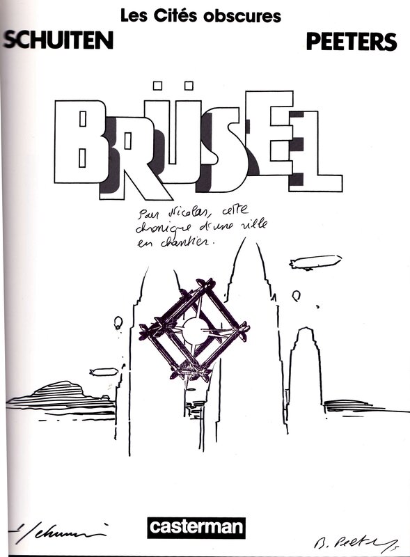 François Schuiten, Benoît Peeters, Les Cités Obscures - Brüsel - Sketch