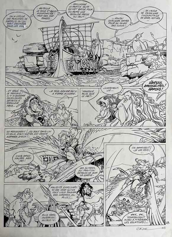 Crisse, 2003 - Atalante - Les mystères de Samothrace (Tome 3, Planche 43) - Comic Strip