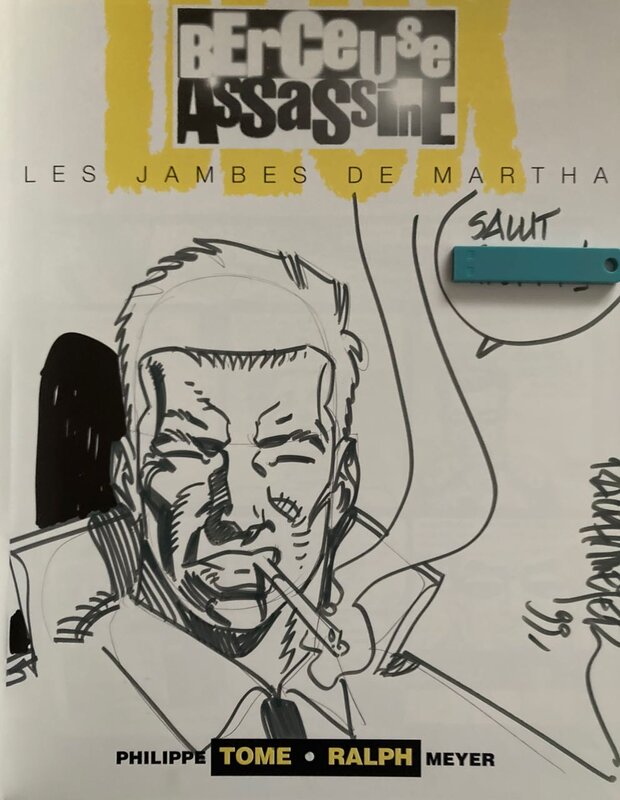 Dédicace Ralph Meyer pour Berceuse assassine - Sketch