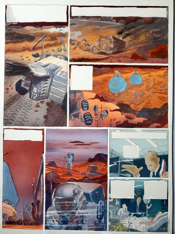 R.M. Guéra, Patrick Cothias, Jocelyne Charrance, LE LIEVRE DE MARS T9 - Color guide