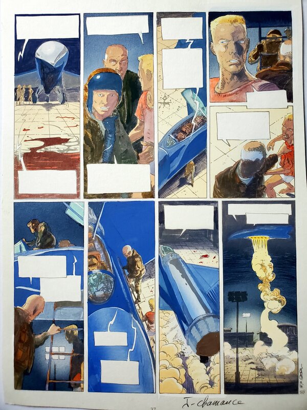 R.M. Guéra, Patrick Cothias, Jocelyne Charrance, LE LIEVRE DE MARS T9 - Color guide