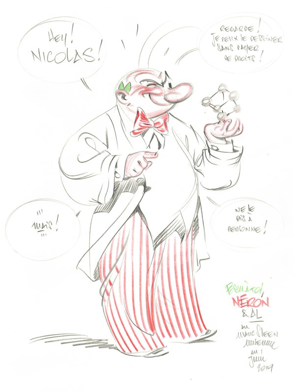 Néro par Al Severin - Dédicace