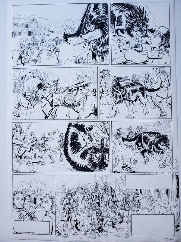 inconnu, planche originale   ??? - Comic Strip