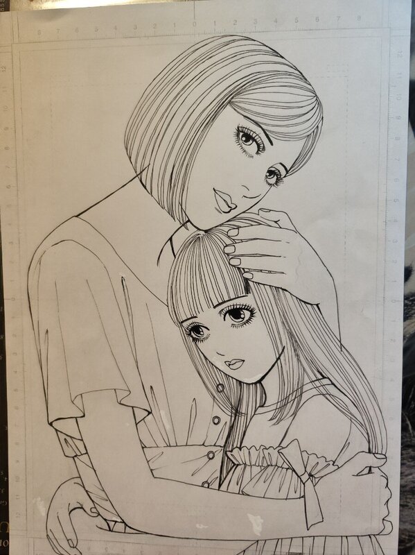 Miruku Morizono cover “False Daughter” - Illustration originale