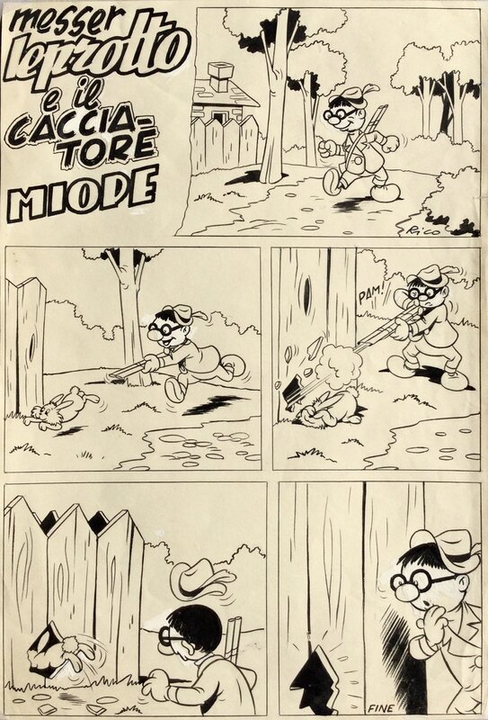 Messer Leprotto by Alberico Motta - Comic Strip