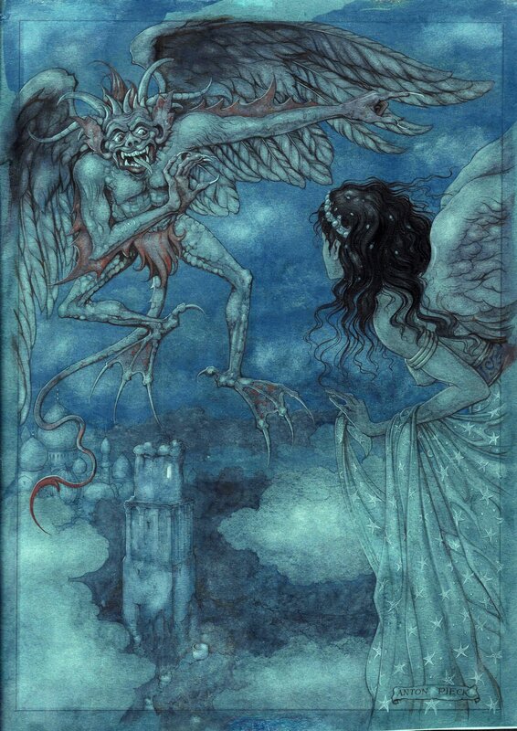 1001 Nacht par Anton Pieck - Illustration originale