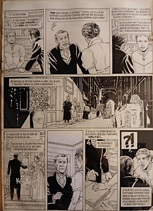 Lucien Rollin, Planche 50 du tome 8 (Nahik) du Décalogue - Planche originale