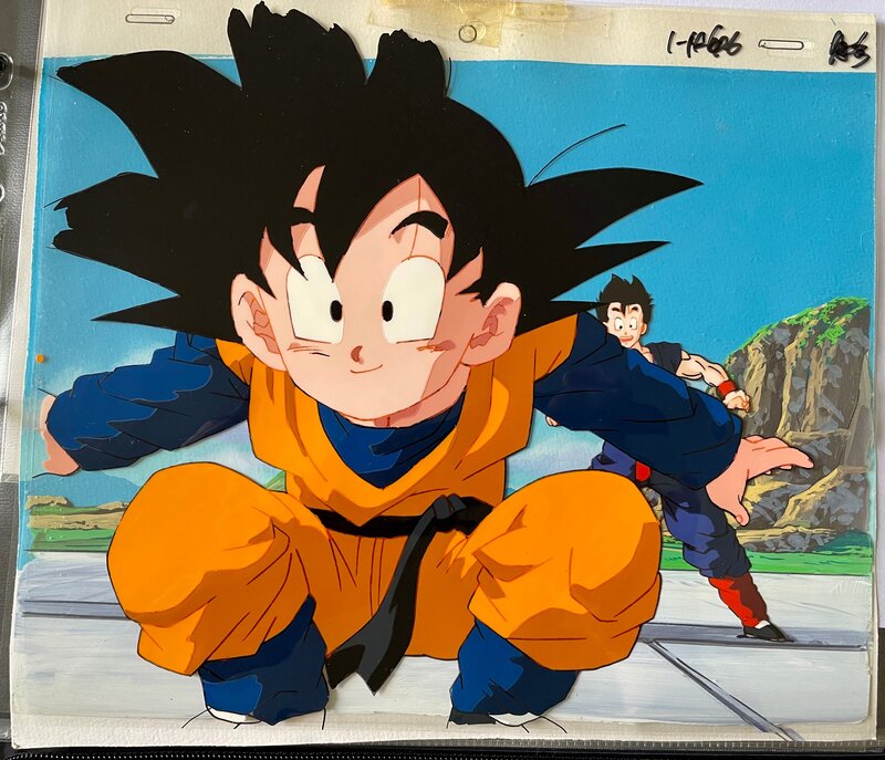 Akira Toriyama, Dragon Ball Z - Son Goten et Son Gohan - Original art