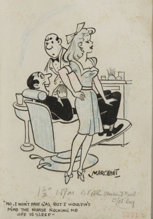 Dentiste by Marchant - Original Illustration