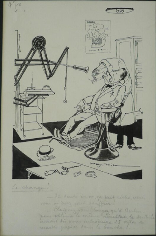 Mars-Trick, Le change ! (Dentiste) - Original Illustration