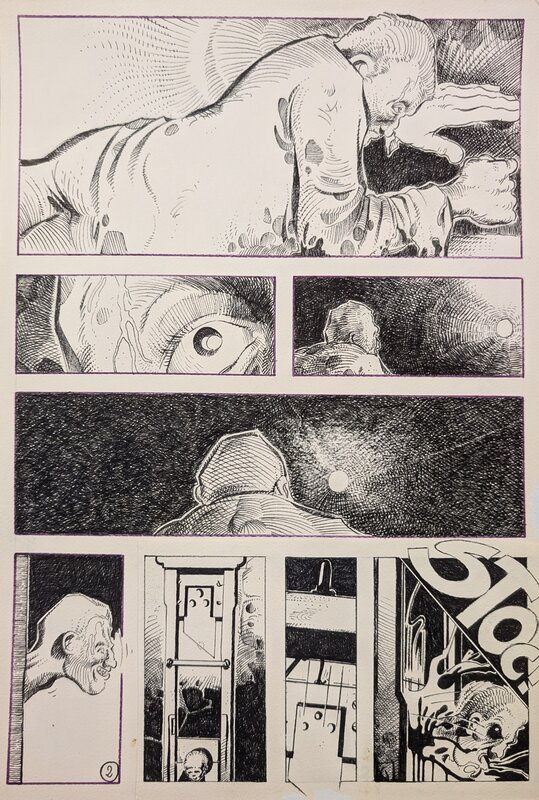 Mako, La guillotine - planche originale 2 - Planche originale
